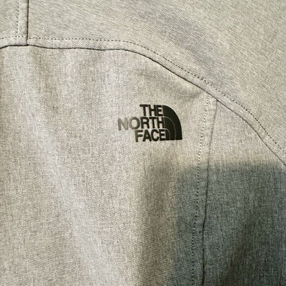 The North Face Windwall Jacket Adult Womens Med.  Gray Full Zip Mock Neck Casual - Picture 16 of 16